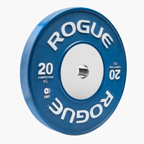 Rogue Weightlifting Plates Bumpers Metal Competition Rogue